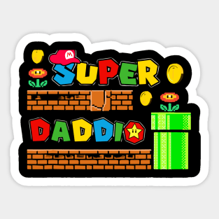 Funny Super Daddi Sticker